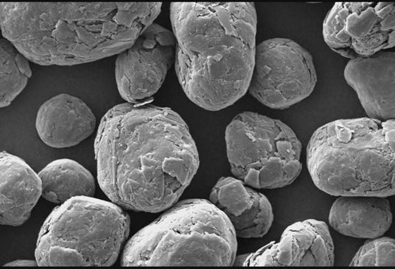 Grade de batterie à haute teneur en carbone de graphite sphérique noire poudre