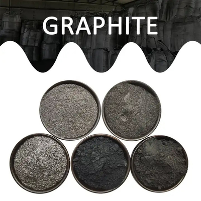 Matériau de base de la batterie Poudre de graphite en flocons naturels Écailles Poudre de graphite sphérique